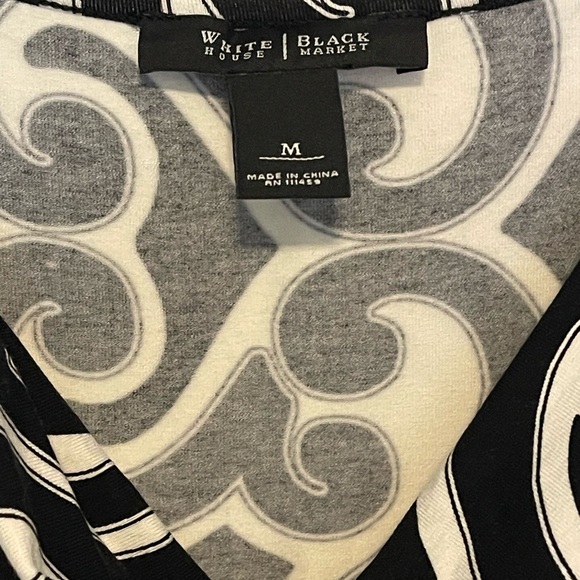 White House Black Market Swirl Pattern Dress - Picture 2 of 4